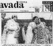 Phoolan Devi being kissed by Ms. Ito Michiko of Japan after　she embraces Buddhism at the historic “Deekshabhoomi” Ummed Singh, Phoolan’s husband, is also seen along with Buddhist monk Dhammaviriyo　(Member of Minority commission, Government of India.【from a newspaper, THE HITAVADA, India】